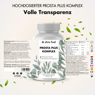 Prostate Capsules - Prosta Plus Complex - Effective formula with pumpkin seed & saw palmetto