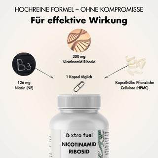 Nicotinamide riboside 300 - NAD+ precursor - niacin for cell energy and vitality*