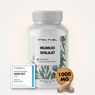 Shilajit capsules with >80% fulvic acid - Price-performance winner - Original Himalaya Shilajit