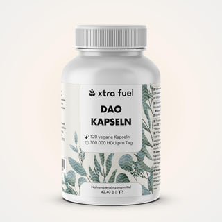 DAO DiAminOxidase capsules - Vegan source from pea sprouts with 300,000 HDU per day