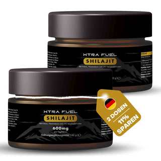 Shilajit (Mumijo) Harz shilajitharz XTRA FUEL 2x Dosen (60g Shilajit Harz)  