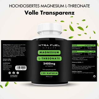 Magnesium L-Threonate Kapseln magnesiumlthreonate XTRA FUEL   