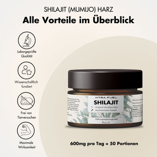 Shilajit Resin - Original Himalaya Mumijo - Laboratory tested & 100% without heavy metals