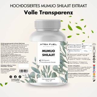 Shilajit capsules - 200x Mumijo capsules - price-quality winner