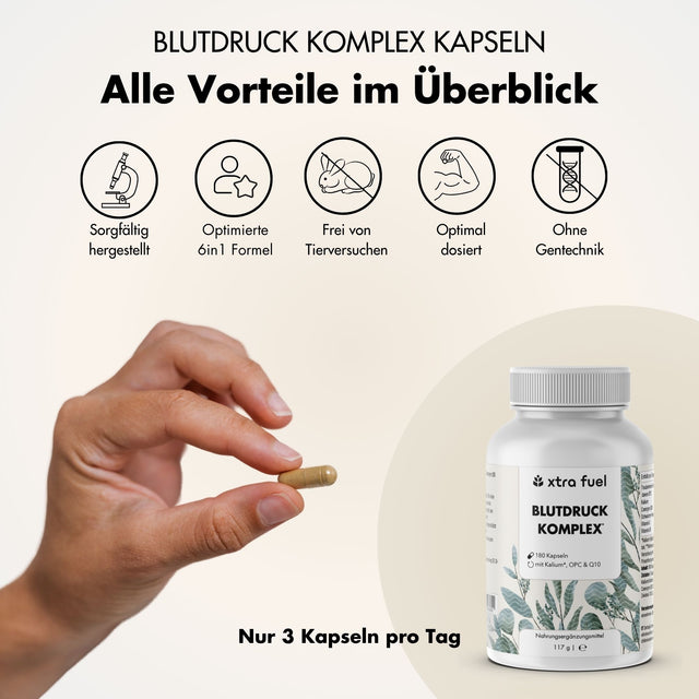 Blood Pressure Complex* - OPC with Potassium, Q10, Black Garlic & Vitamins