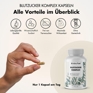 Blood sugar complex* - nutrient mix with Ceylon cinnamon, inositol & olive leaf