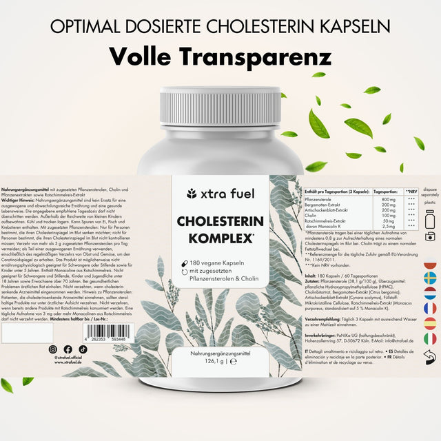 Cholesterol Complex* - nutrient complex with plant sterols, bergamot, artichoke & monacolin K