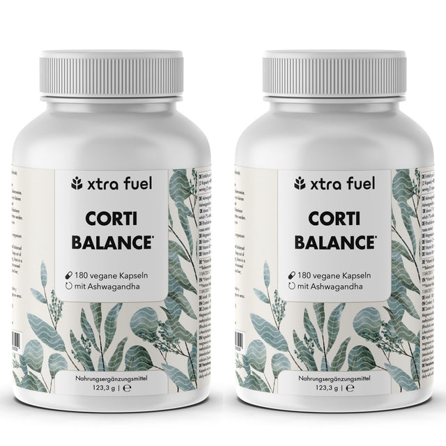 Cortisol capsules* - Corti Balance* - nutrient mix with ashwagandha, rhodiola & vitamin B6