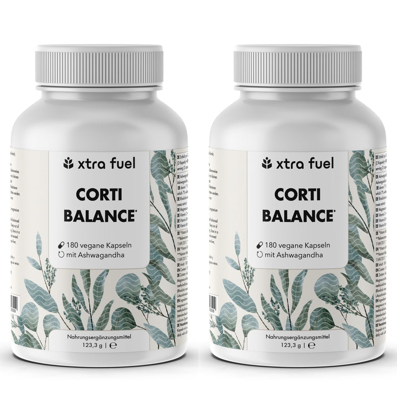 Cortisol capsules* - Corti Balance* - nutrient mix with ashwagandha, rhodiola & vitamin B6