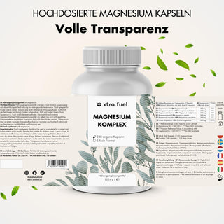 Magnesium complex* - 5-fold formula with 400mg elemental magnesium