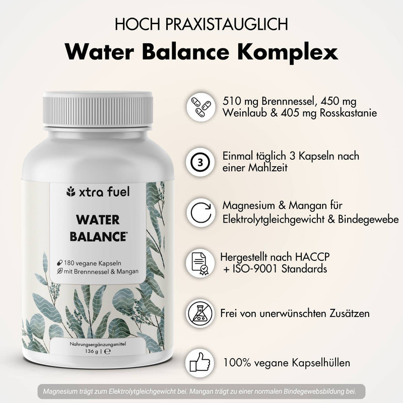 Water Balance - 5-in-1 nutrient complex for electrolyte balance & light legs*