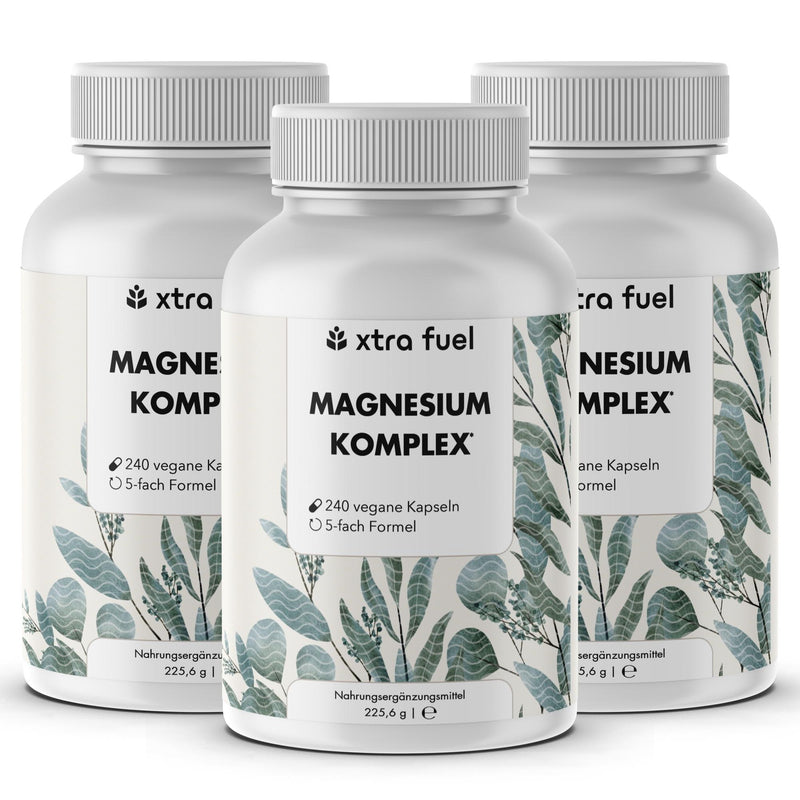 Magnesium complex* - 5-fold formula with 400mg elemental magnesium